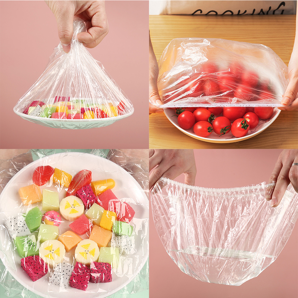 Set 100 Vỏ Bọc Bảo Vệ Chống Thấm Nước Tái Sử Dụng Được Cho Nhà Bếp / Phòng Tắm