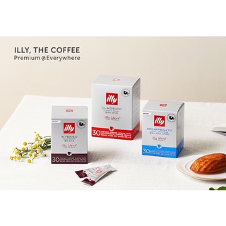 [ILLY] Cà phê gói illy size Regular hộp 30 gói/ 일리 인스턴트 스틱커피 레귤러 30입