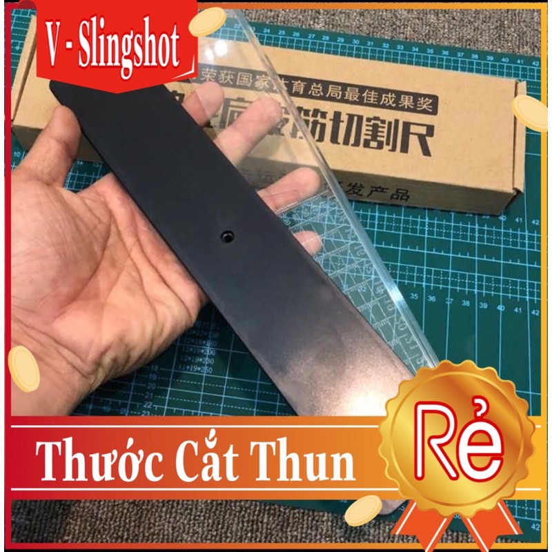 [Giá Rẻ] Thước Nhựa Đo Cắt Thun ( Mọi Khổ Thun ) Chuyên Dụng Ná Cao Su