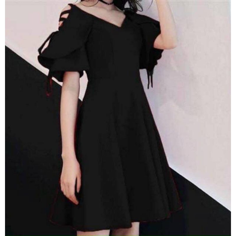 Đầm dự tiệc tay phối đan dây size 65_90 kì | BigBuy360 - bigbuy360.vn
