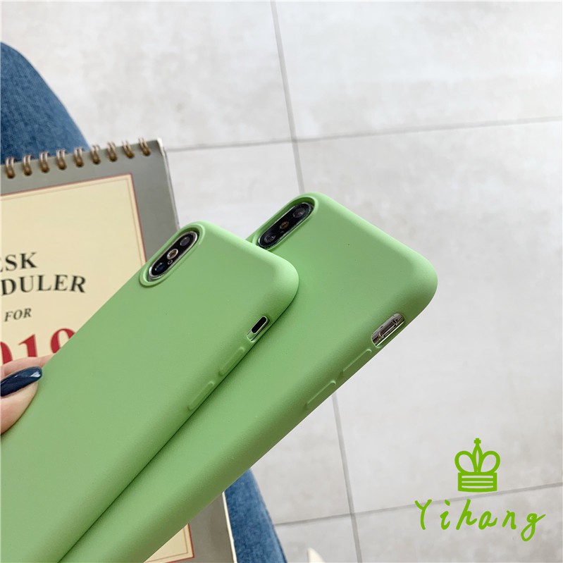 Ốp điện thoại nhựa TPU mềm màu xanh matcha cho MEIZU M6T M3 M5 M6 Note M5s 16X MX5 MX6 PRO 6 7 15 16 Plus