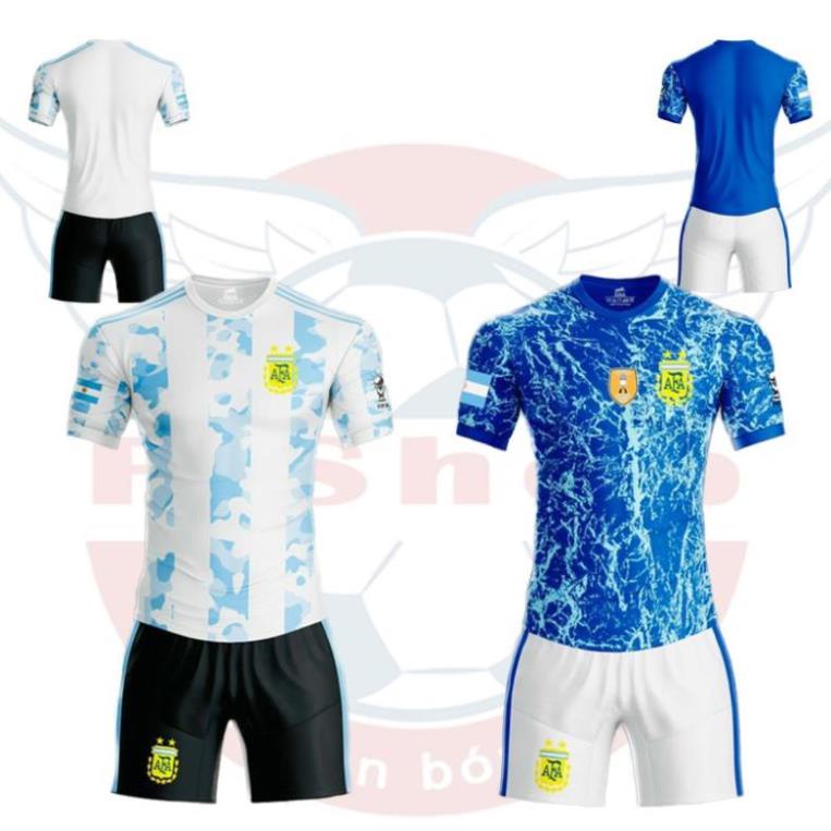 Bộ quần áo bóng đá đội tuyển quốc gia Argentina - Giải vô dịch Copa America 2021 Xịn ,