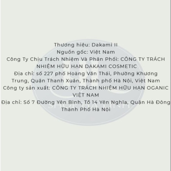 ✅[TEM MỚI] Kem DAKAMI II chống lão hóa Công Nghệ HÀN QUỐC