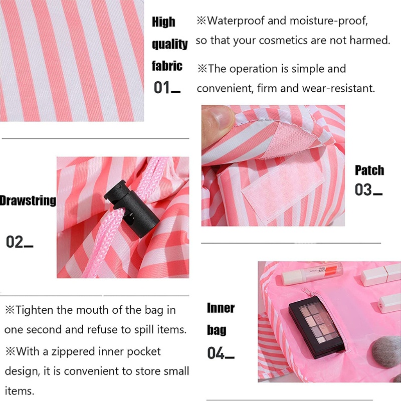 Túi Dây Rút Đựng Mỹ Phẩm Vệ Sinh Cá Nhân Cho Nữ