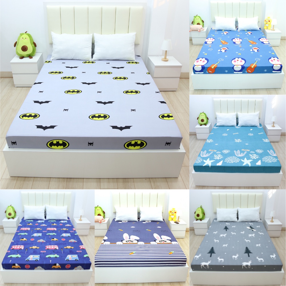 Ga chống thấm Cotton - Ga chống thấm dày dặn, thoáng mát - Kích thước M2/M4/M6/M8