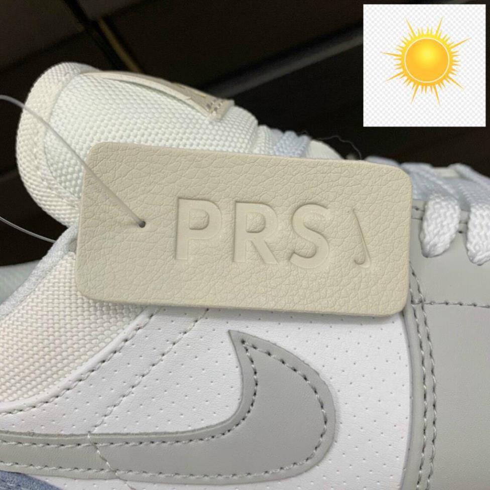 Giày Thể Thao Nam Nữ Cổ Thấp, Giày Nike Jordan 1 Low Paris JD1 Gót Xanh Đế Khâu 👩‍❤️‍💋‍👩