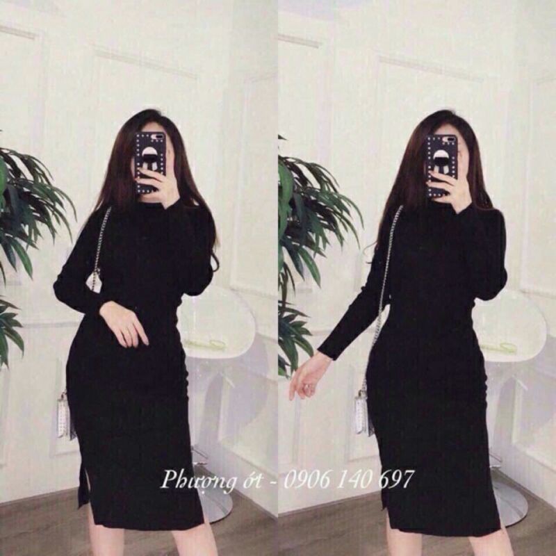 Đầm body cổ tròn