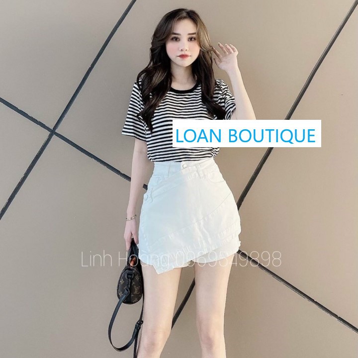CHÂN VÁY BÒ KIỂU🍀QUẦN VÁY JEAN VẠT LỆCH SANG CHẢNH | BigBuy360 - bigbuy360.vn