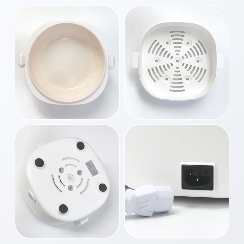 Nồi Điện Mini Hai Tầng Đa Năng Tặng Kèm Khay Hấp có thể Chiên, Xào, Nấu ăn, nấu cơm, nấu lẩu