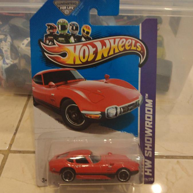 HOT WHEELS Mô Hình Đồ Chơi Xe Hơi Toyota 2000 Gt Red Hw Showroom 2013 Us Thẻ