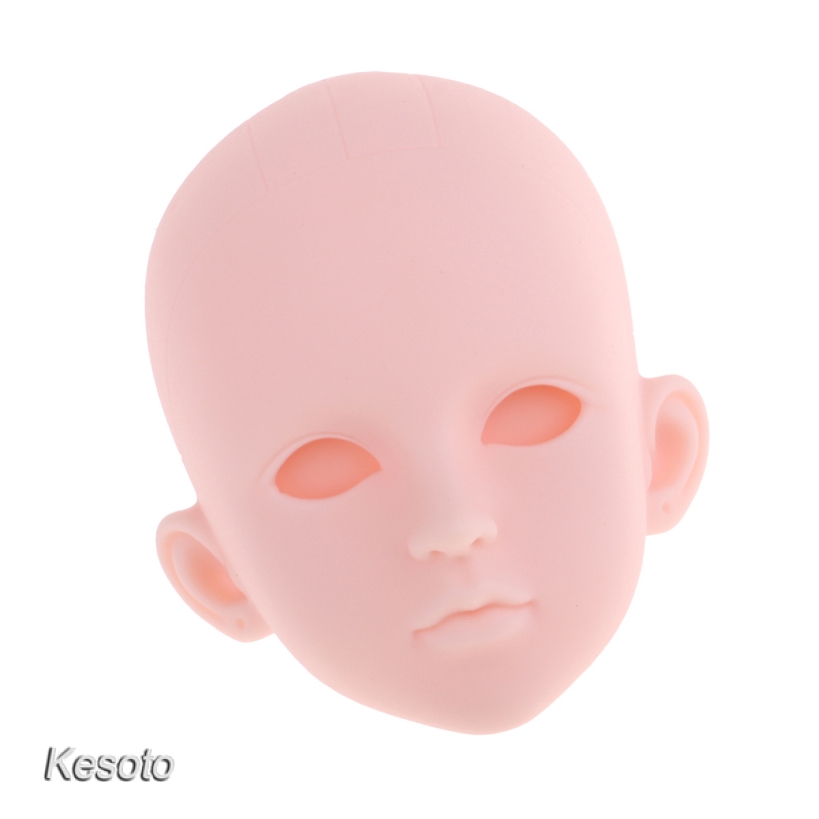 [KESOTO] 1/4 Female Bjd Doll Head Sculpt Ball-Jointed Doll Body Parts Head Sculpture