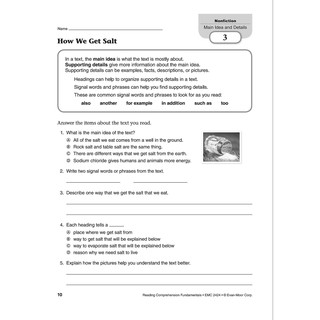 Reading Comprehension Fundamentals - 6 c