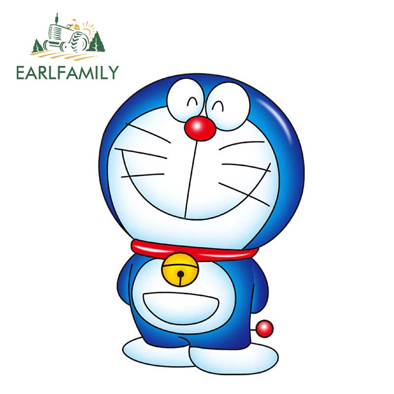 Sticker Dán Trang Trí Xe Hơi Hình Doraemon 3D 13cm x 8.9cm
