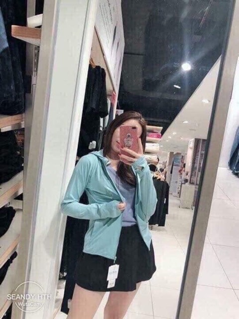 Áo chống năng đục lỗ thông hơi thoáng khí chống tia UV