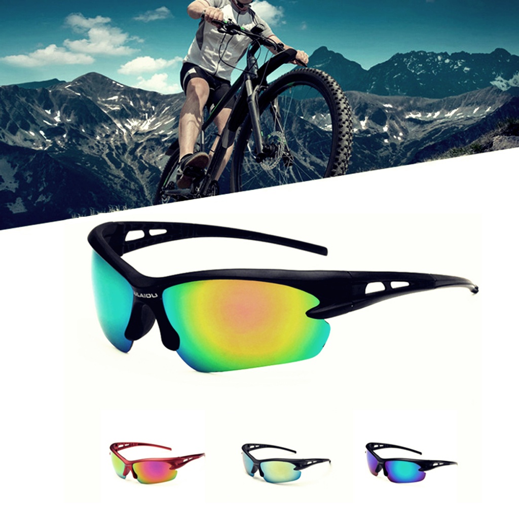 Kính râm bảo vệ mắt chống tia UV dành cho cả nam và nữ đi xe đạp thể thao OULAIOU hàng chính hãng