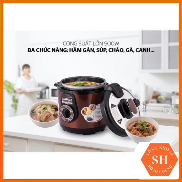 [Kho Sỉ] Nồi Áp Suất Điện, Nồi Áp Suất Đa Năng Sunhouse SH1550 Cafe- Bảo Hành Chính Hãng 12 Tháng | BigBuy360 - bigbuy360.vn