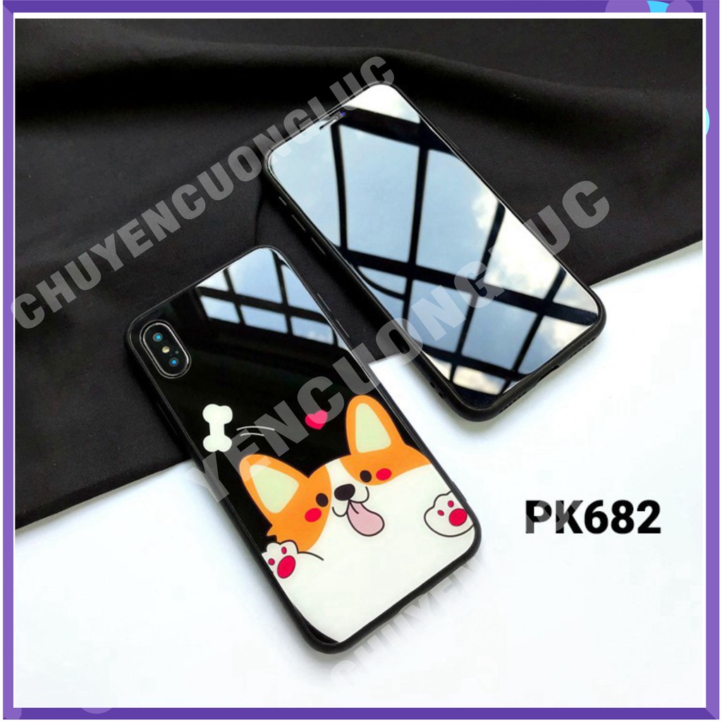 [HOT] ỐP LƯNG KÍNH IN HÌNH  chú chó Corgi cute - iPhone 6/6S - 6 Plus/ 6S Plus - 7/ 8 - 7 Plus/ 8 Plus - X/XS/XS Max - C