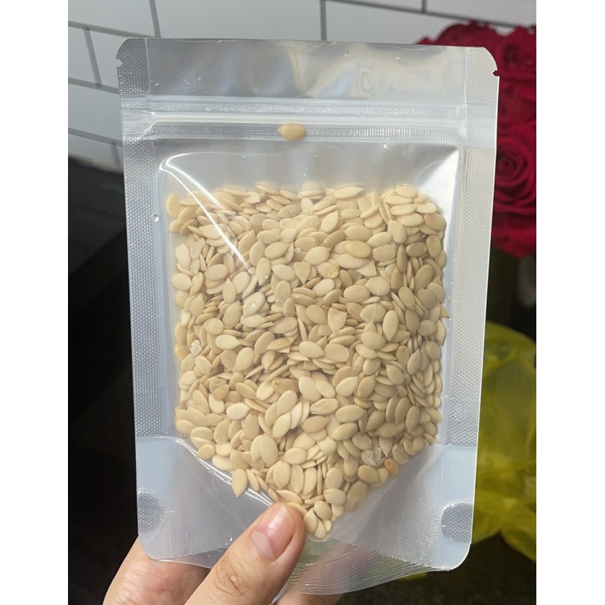 Hạt dưa tách vỏ 100gr/ Nhân hạt dưa sống đã tách vỏ làm nhân bánh trung thu, nhân thập cẩm