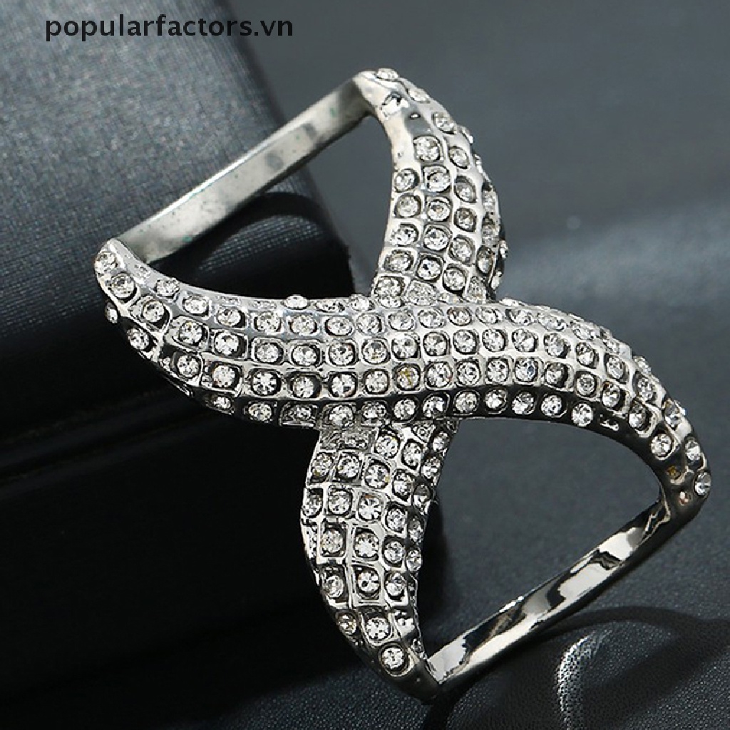 Ghim Cài Khăn Choàng Đính Pha Lê Sang Trọng