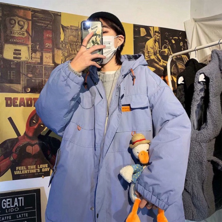 Áo Khoác Mùa Đông, Áo Khoác Kaki Nam Nữ Cặp Đôi Unisex Chất Dày Dặn Hàng Quảng Châu | BigBuy360 - bigbuy360.vn