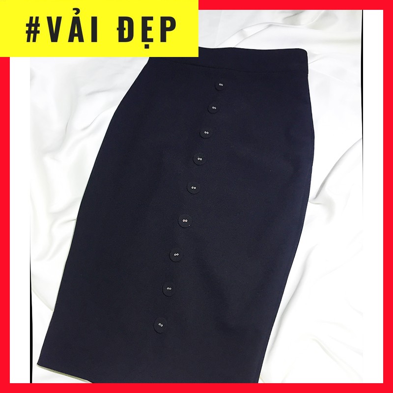 Chân Váy Bút Chì 💖𝑭𝒓𝒆𝒆𝒔𝒉𝒊𝒑💖 Chân Váy Công Sở Màu Đen