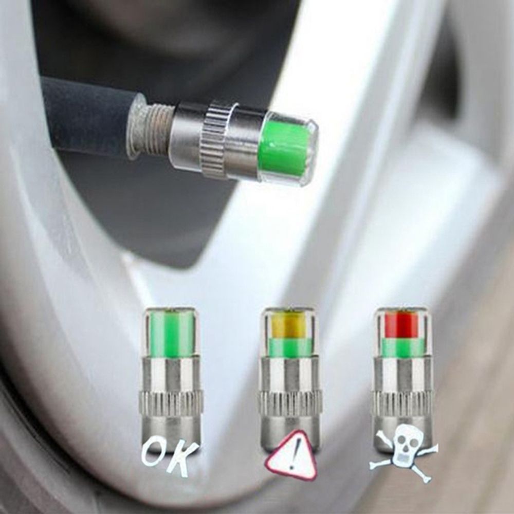 Bộ 4 Nắp Van Cảm Biến Áp Suất Không Khí Mới Dành Cho Xe Hơi