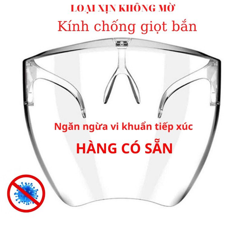 Kính chống giọt bắn kính bảo hộ trong suốt an toàn không mờ hàng chính hãng