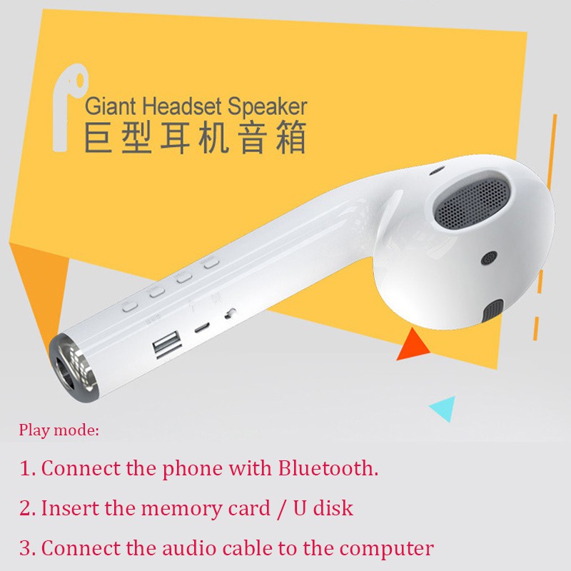 Loa Bluetooth khổng lồ mới kích thước lớn AirPods 2 Pro Mô hình âm thanh Bluetooth Regoo AP01