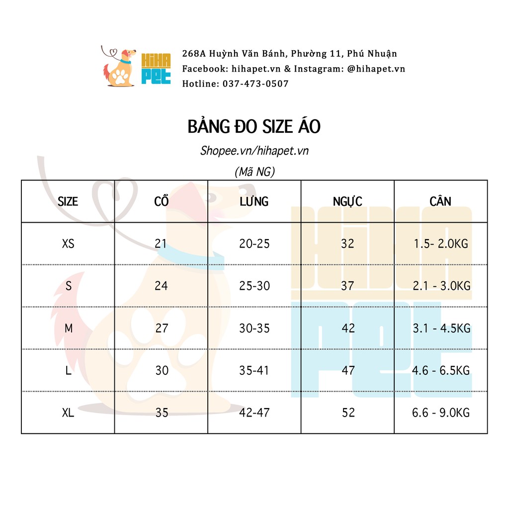 Áo Hàn Quốc cho chó mèo vải thượng hạn có túi tiền kèm sản phẩm Premium của Hihapet Việt Nam.