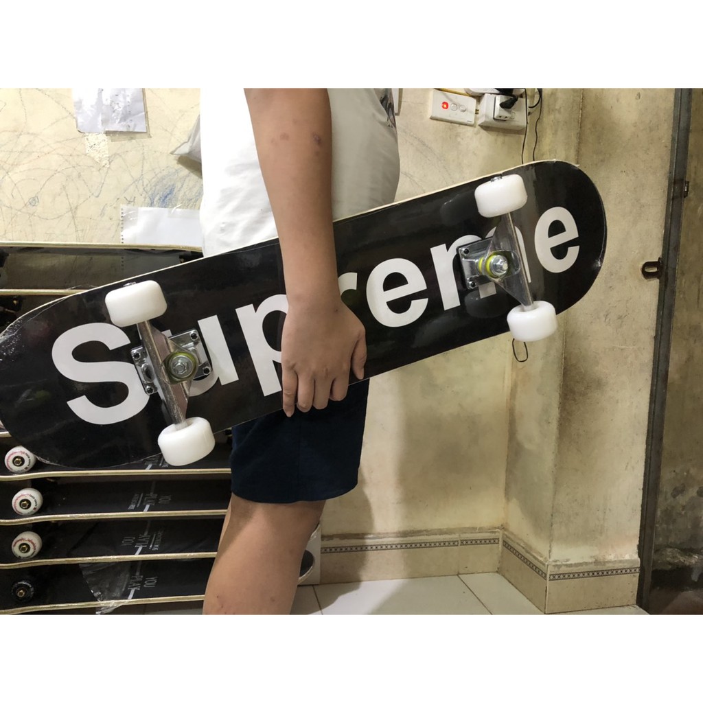 Ván Trượt thể thao mặt nhám skateboard cao cấp gỗ ép phong 7 lớp (Size: 80cm) (Chọn mẫu)