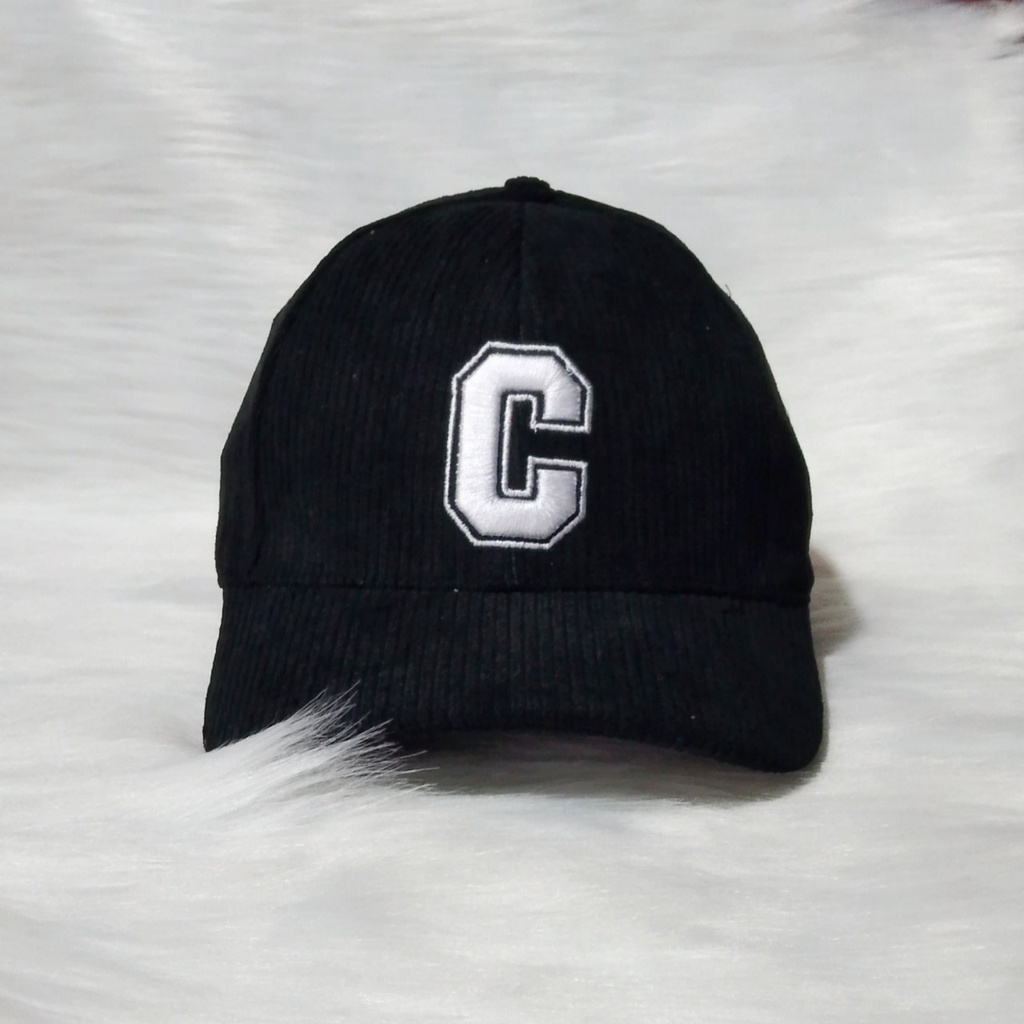 Mũ lưỡi trai, nón kết cao cấp nam nữ đẹp thêu CHỮ C NHUNG TĂM LỚN phong cách Ulzzang unisex mã số K73