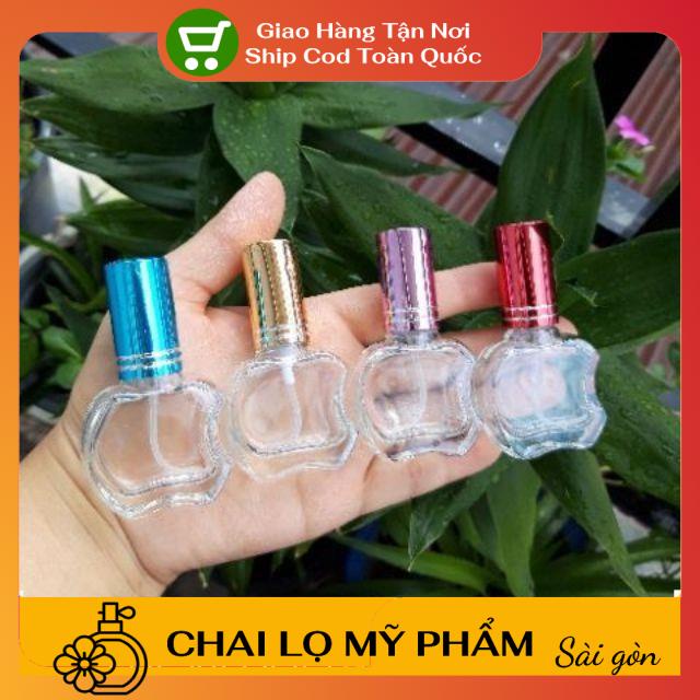 Lọ chiết nước hoa hình táo 10ml , chai lọ mỹ phẩm , phụ kiện du lịch