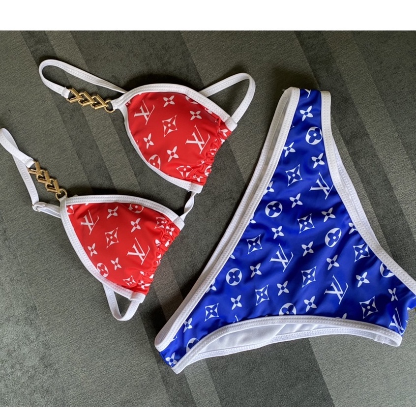 Bộ Đồ Bơi Vải Nhung Màu Gradient Gợi Cảm Freezia Blv