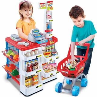 Quầy siêu thị kèm xe đẩy 66805