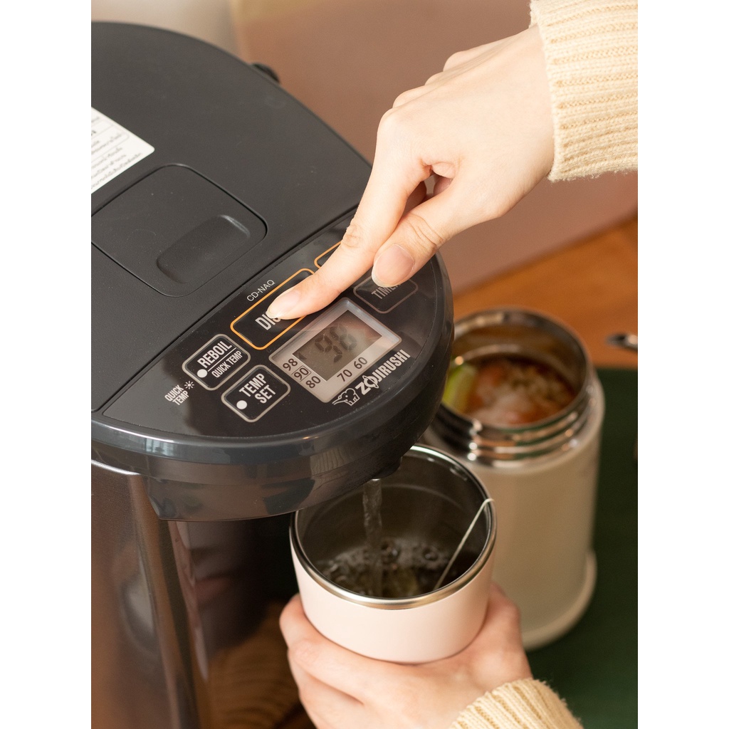Bình thủy điện Zojirushi CD-NAQ40V-BM dung tích 4L, sản xuất tại Nhật, bảo hành 1 năm chính hãng