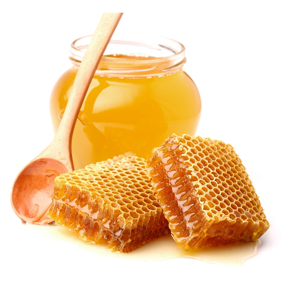 Mật Ong Hoa Cà Phê Nguyên Chất đựng trong hủ thủy tinh con ong đặc sánh, thơm ngon