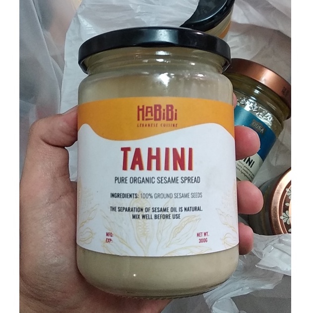 Mè xay dạng sệt hữu cơ Tahini Habibi 300g