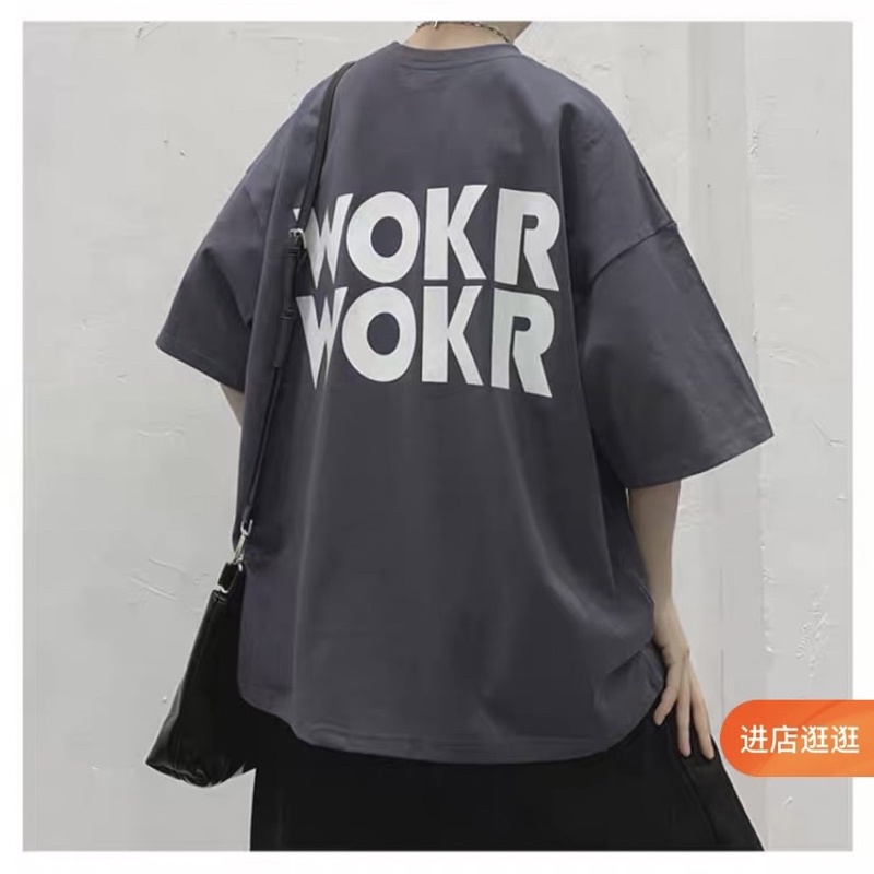 Áo thun tay lỡ nam nữ ,áo phông unisex chất cotton in hinh WORK