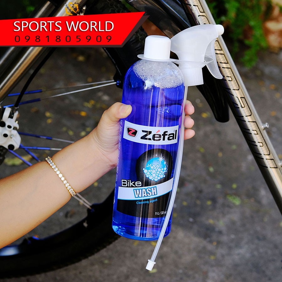 Rửa xe đạp vệ sinh sườn xe đạp ZEFAL BIKE WASH - 1 Lít