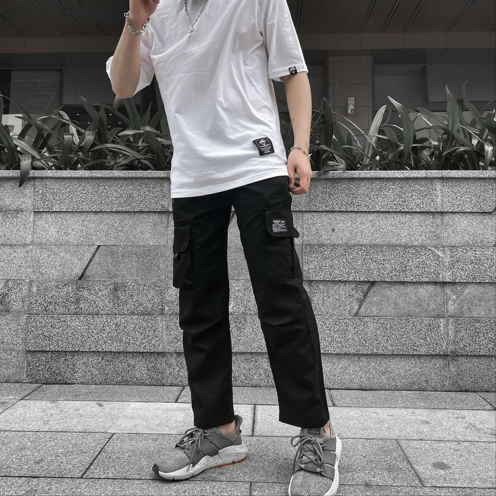 Quần Suông Túi Hộp -  CARGO KHAKI PANTS