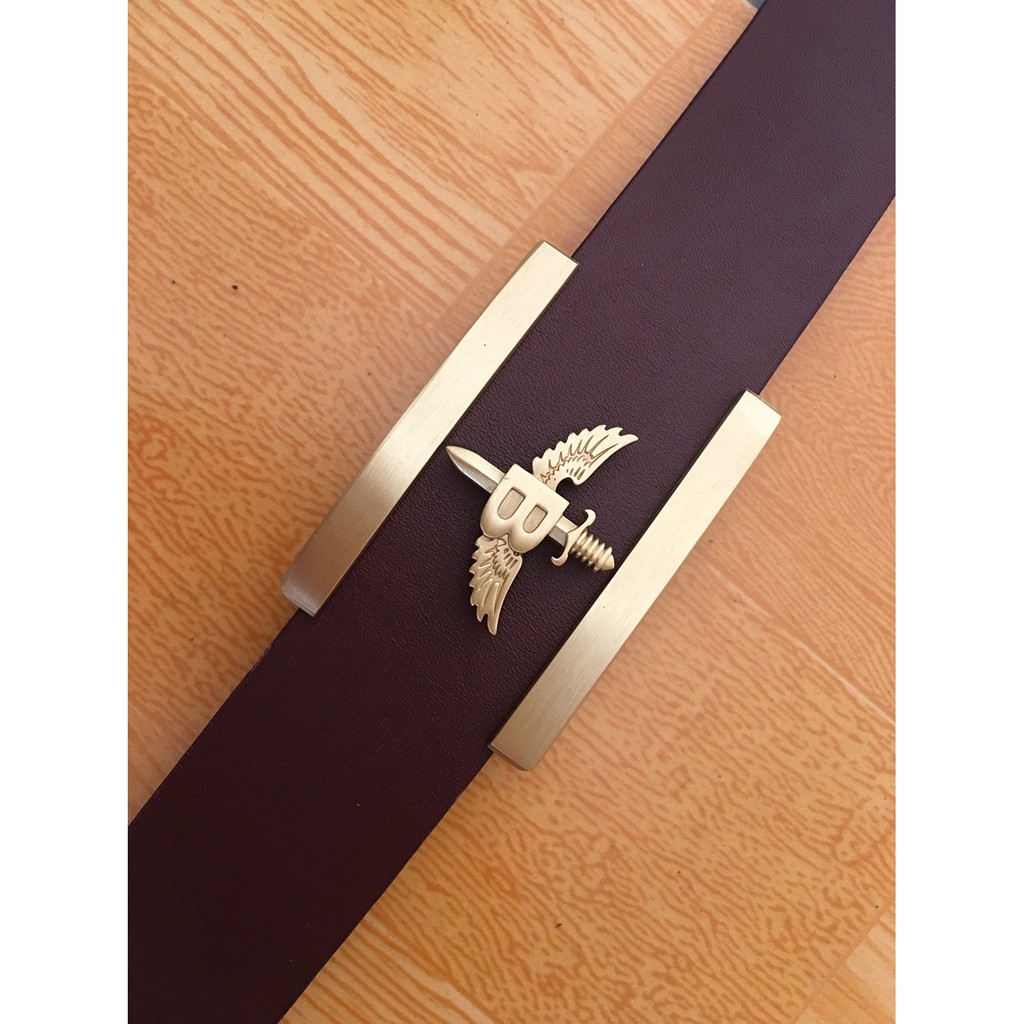 [HÀNG HIỆU] Thắt Lưng Da Nam Khóa Tự Động Cao Cấp Dây Nịt Nam Da Bò 100% Chính Hãng  Mạ Vàng Bạc Nam Tính