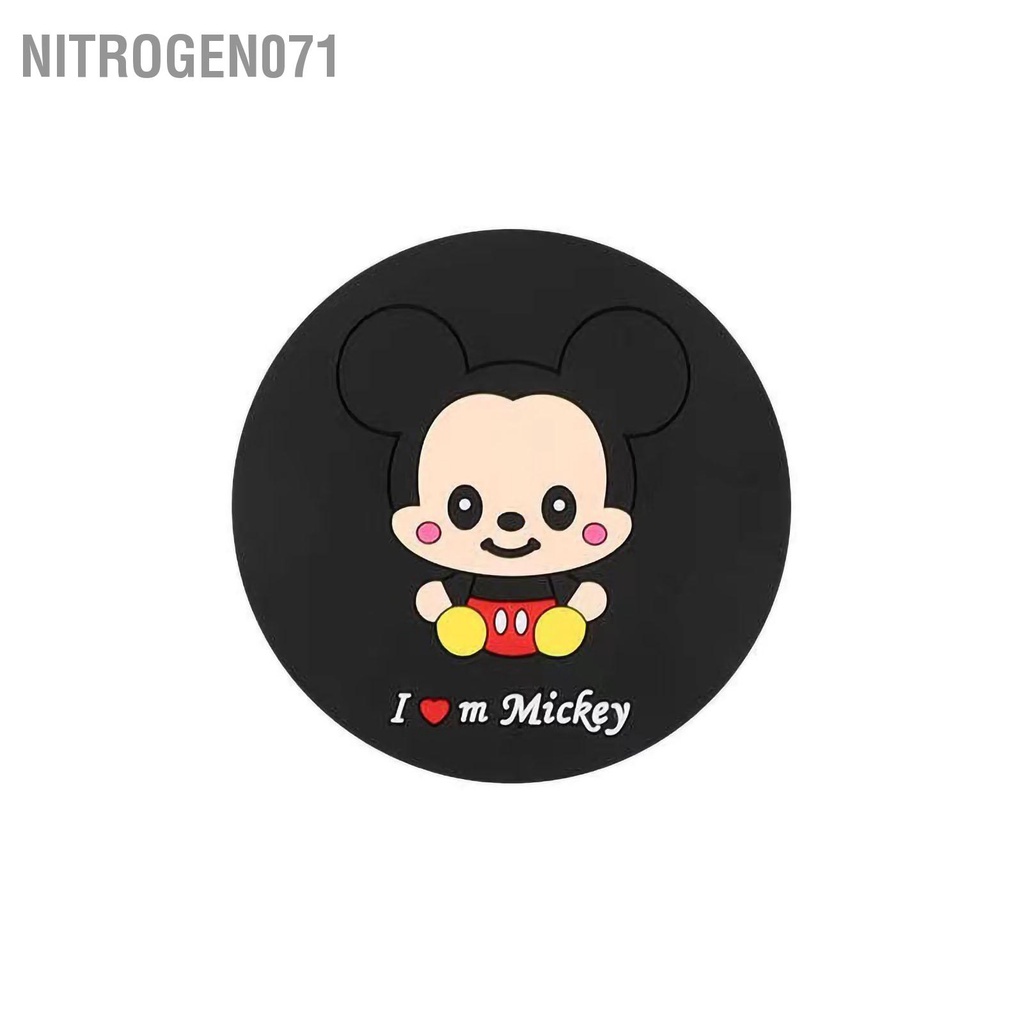 Nitrogen071 Ô tô dễ thương Giá đỡ ô Tấm lót chống trượt Cup cốc Coaster Phổ thông cho