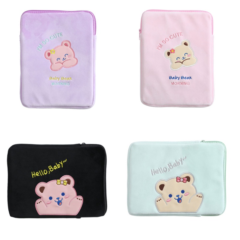 HAN  Cartoon Tablets Sleeve Case for 9.7in 10.5in 11in Tablet Protective Organizer Laptop Bag