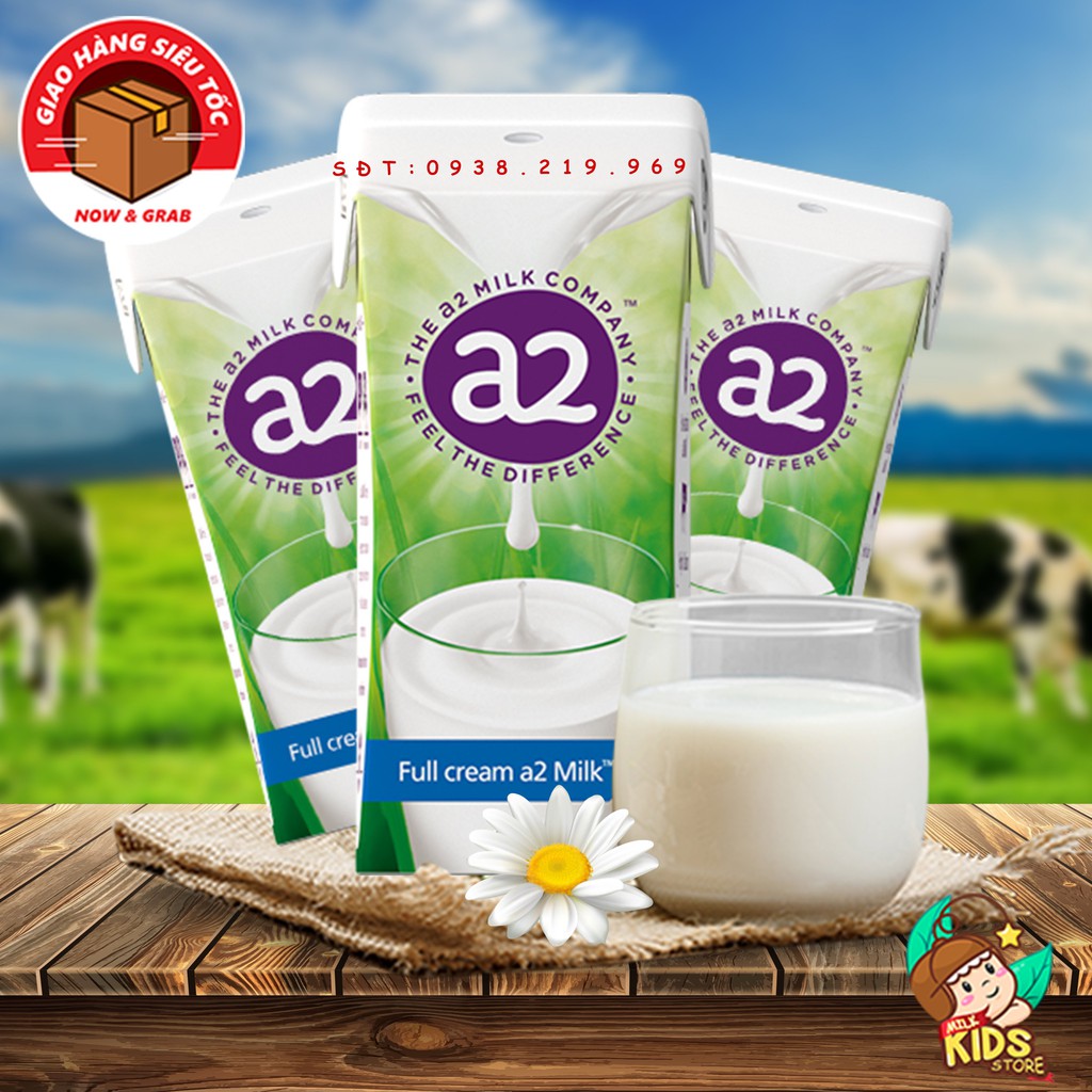 [DATE T3/2022] THÙNG 24 HỘP/200ML SỮA TƯƠI A2 DẠNG NƯỚC ÚC | BigBuy360 - bigbuy360.vn