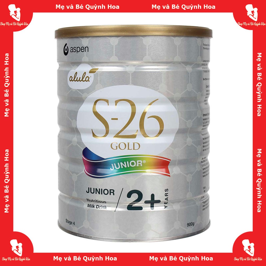 Sữa tăng cân cho bé S26 Úc / Sữa S26 Úc số 4 (2+) / S26 Gold Junior số 4 (2+), 900g - [CHÍNH HÃNG - TEM PHỤ TIẾNG VIỆT]