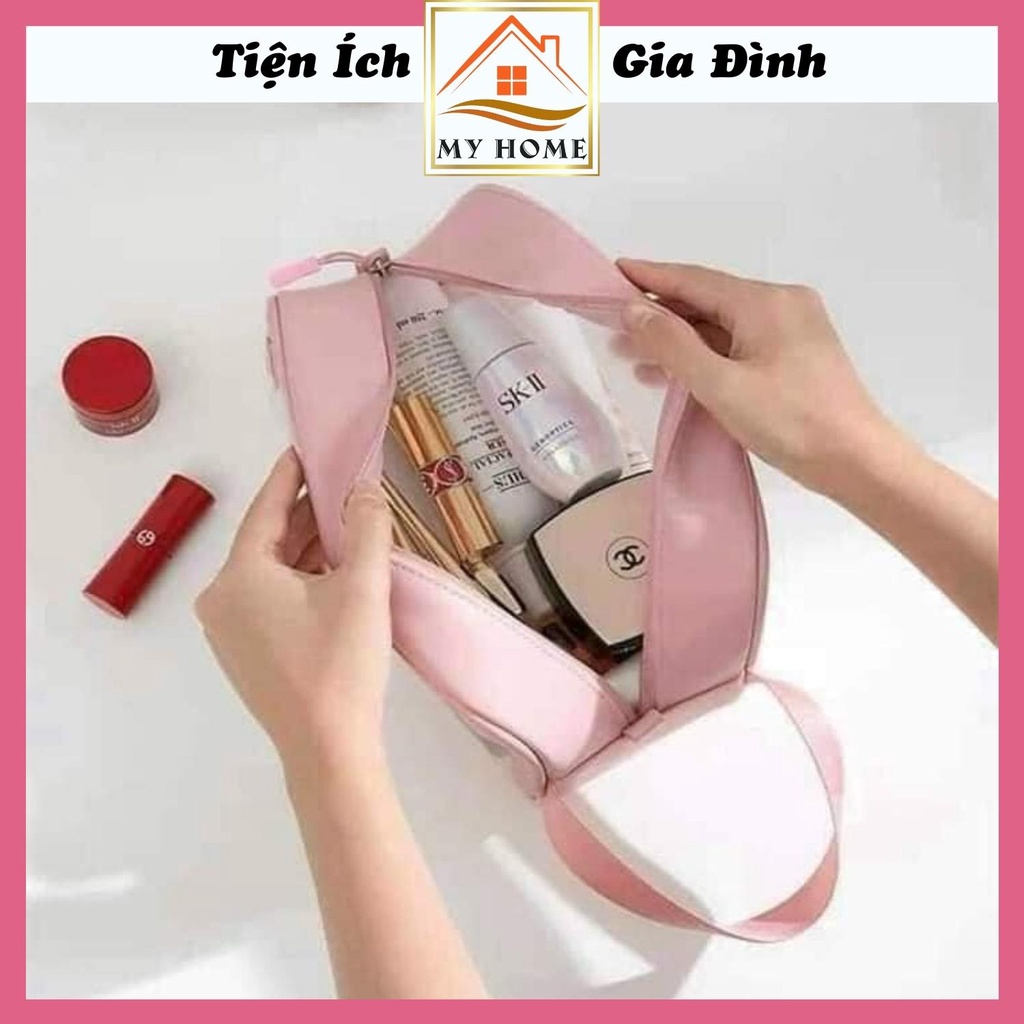 Túi đựng mỹ phẩm Washbag, túi Travel đựng đồ trang điểm trong suốt cao cấp 3 size