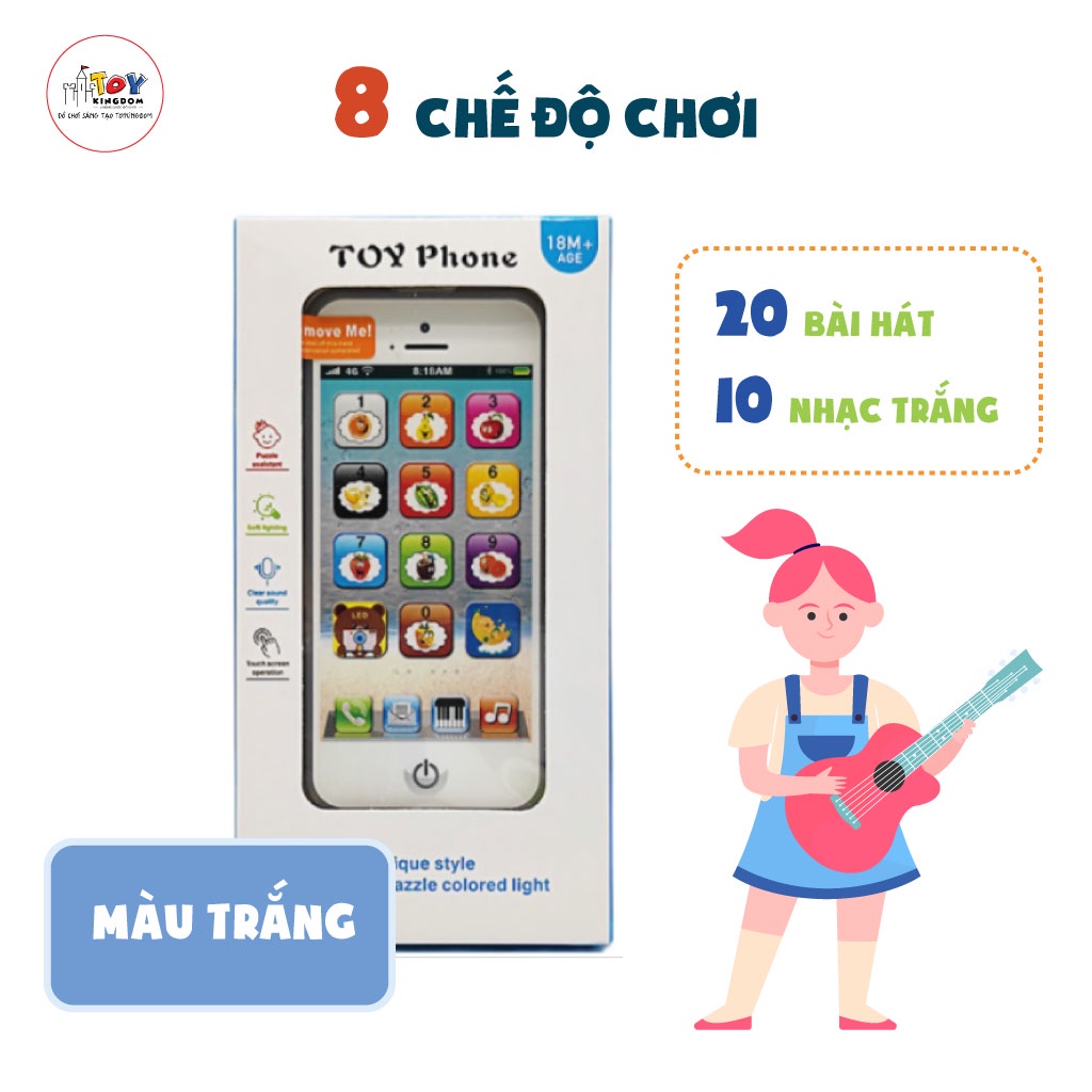 Điện Thoại Đồ Chơi Phát Nhạc Vui Nhộn – 10 Chức Năng