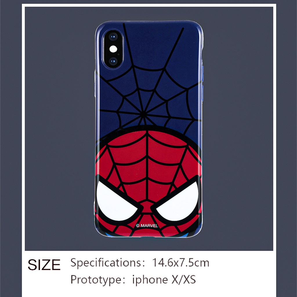 Ốp lưng điện thoại X/ Xs A Miniso in hình Marvel  :Marvel B