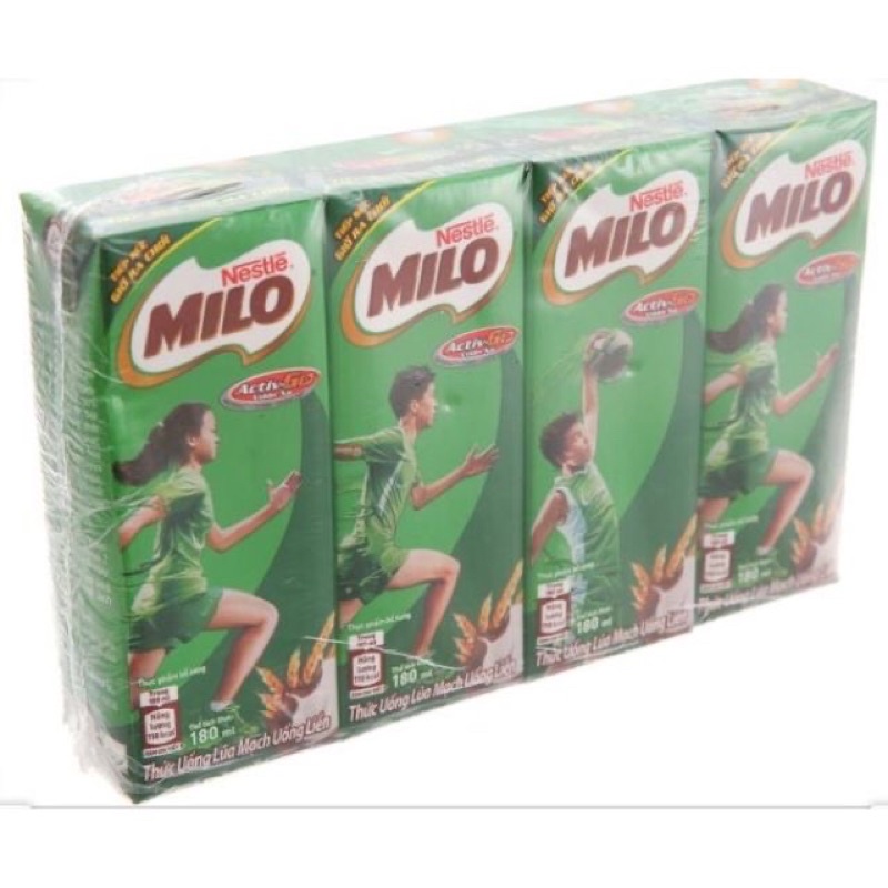 SỮA MILO LÚA MẠCH NESTLE THÙNG TO 48 HỘP 180ML