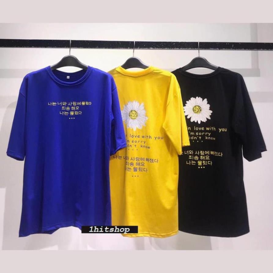 Áo Thun IN HOA CÚC Unisex